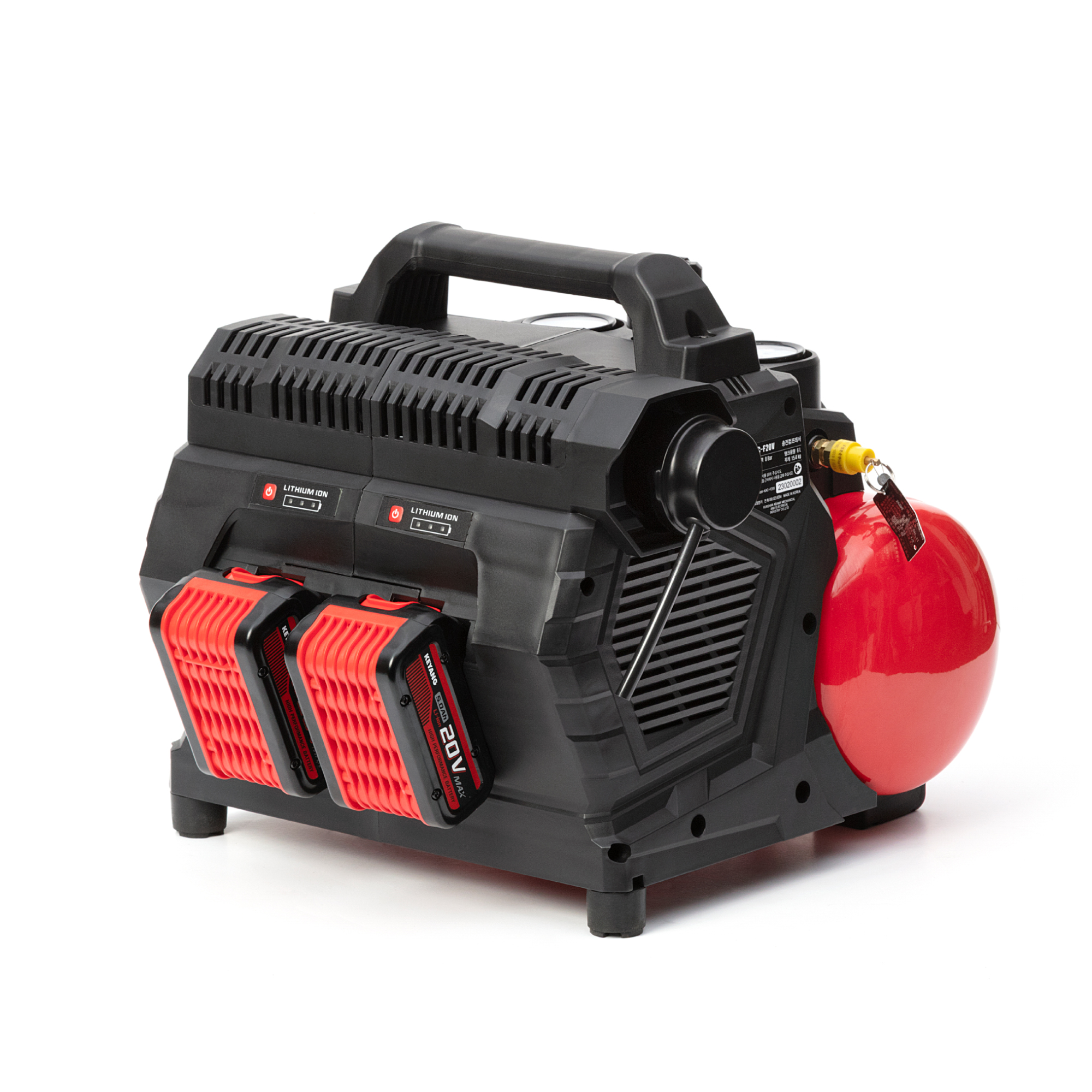 Professional 6L Oil-free Cordless Air Compressor with Tank